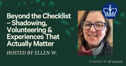 Beyond the Checklist – Shadowing, Volunteering & Experiences That Actually Matter